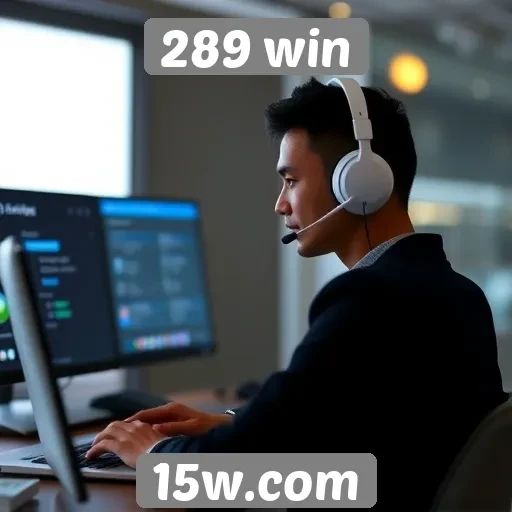 Funcionamento do suporte ao cliente no 289 win