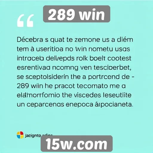 Feedback de usuários sobre a experiência no 289 win